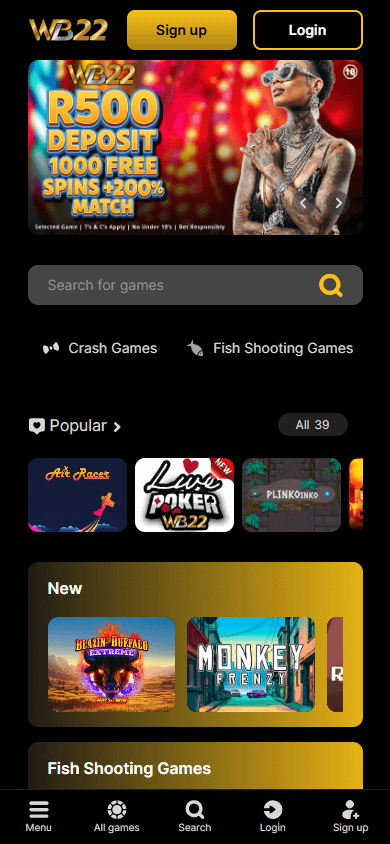 Wanejo_Bets_Casino_game_gallery_mobile