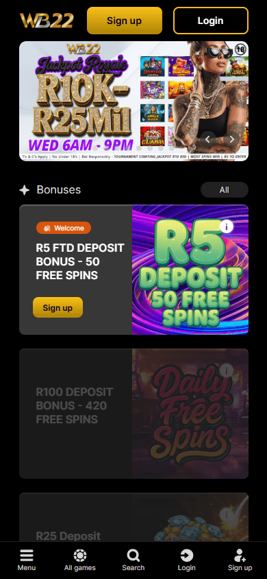 Wanejo_Bets_Casino_promotions_mobile