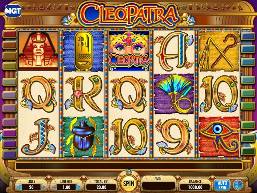 Cleopatra online casino games калькулятор расчета ставки на спорт