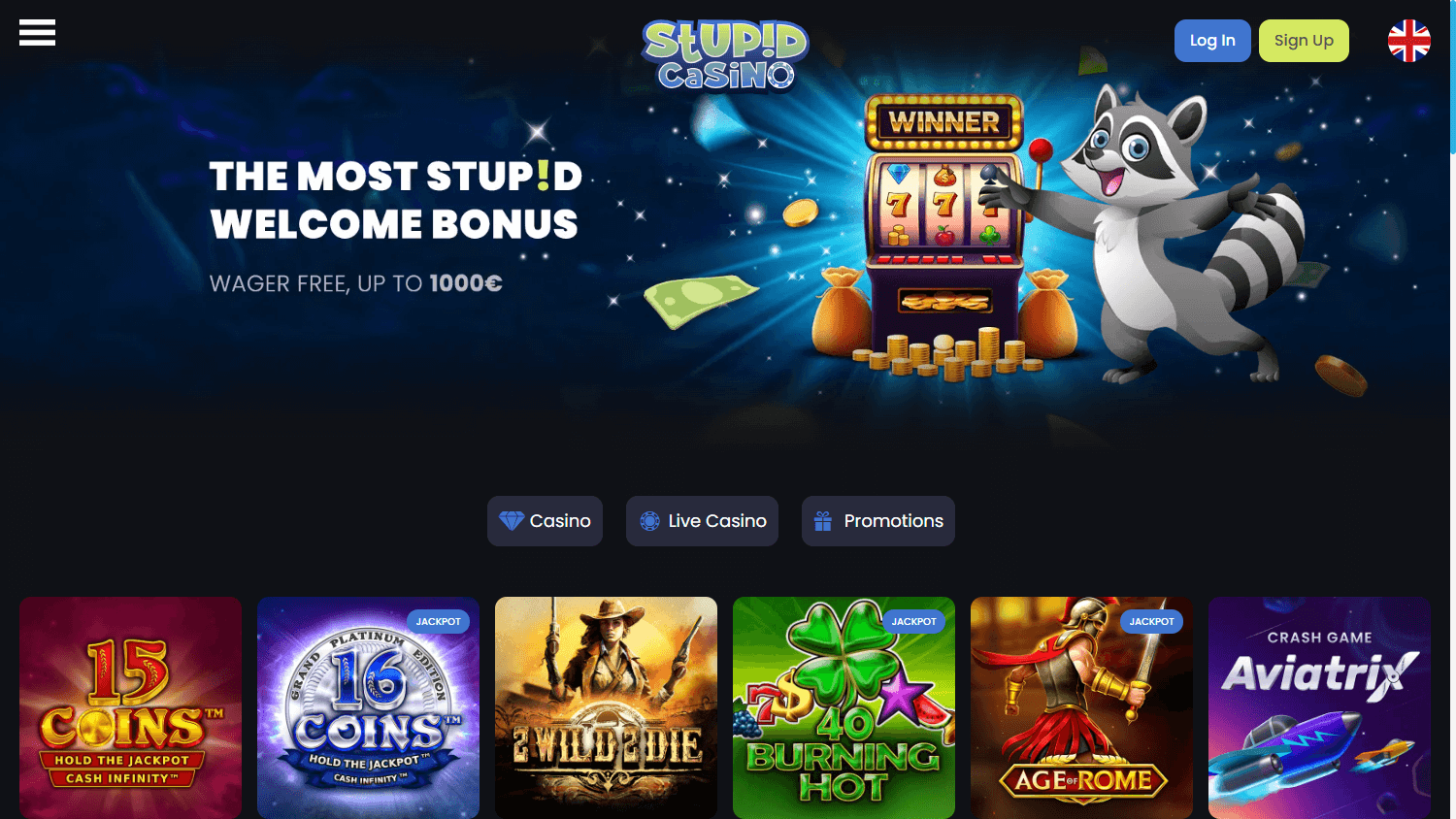 Stupid Casino Bonus für deutsche Spieler – Ein Erfahrungsbericht