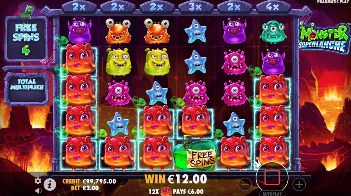 Monster Superlanche free spins