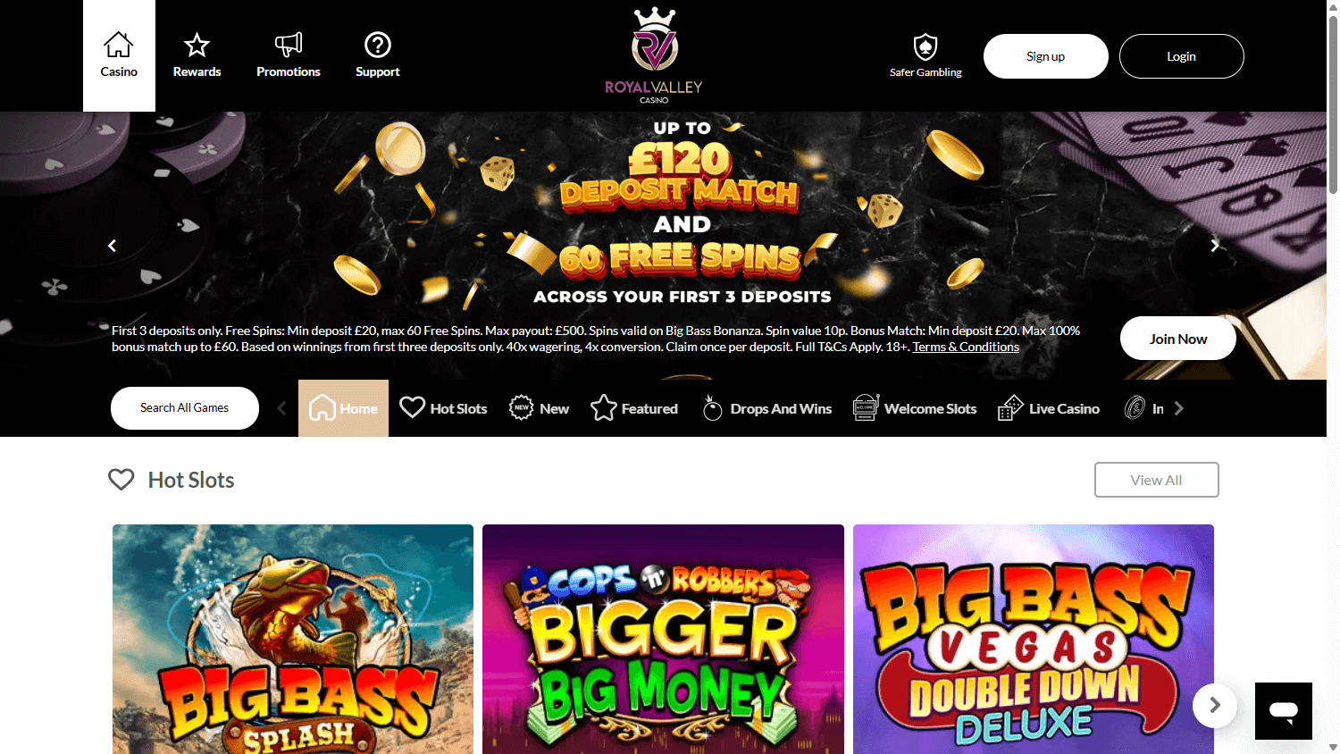 royal_valley_casino_homepage_desktop