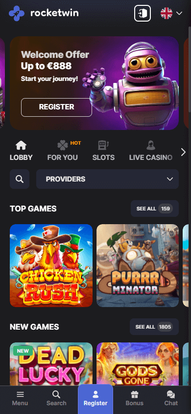 rocketwin_casino_homepage_mobile