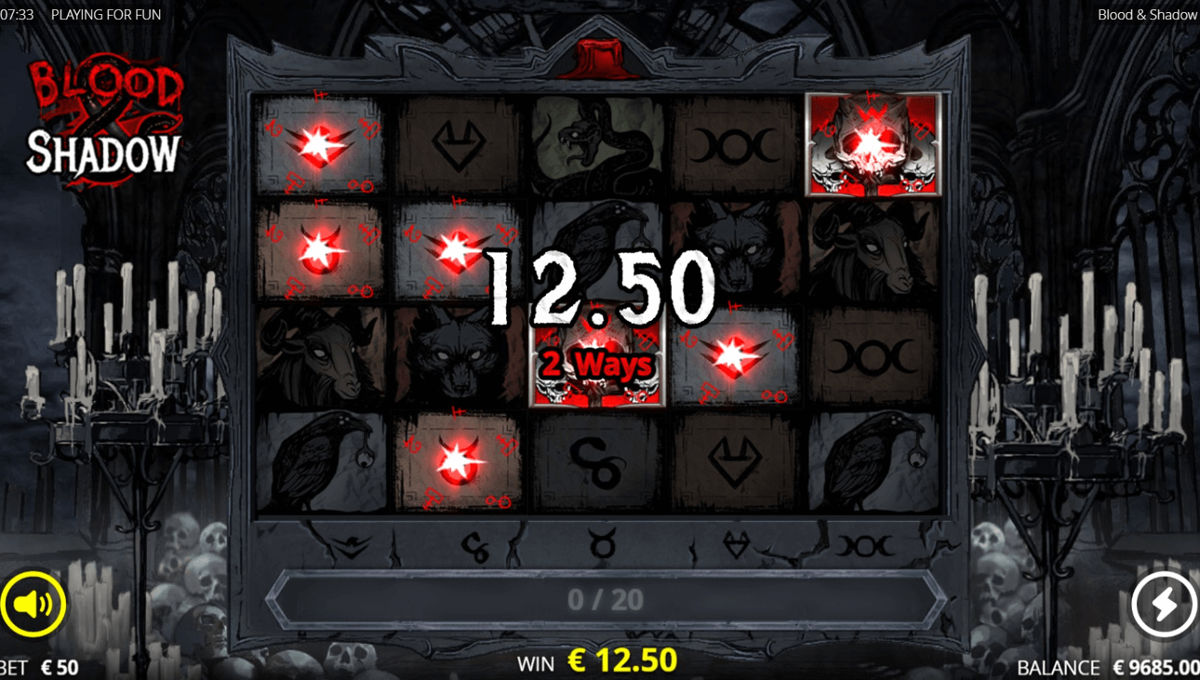 Blood And Shadow win