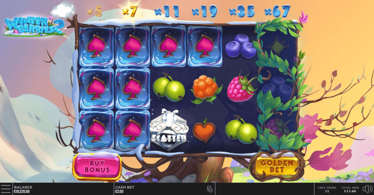 Winter Berries 2 free spins