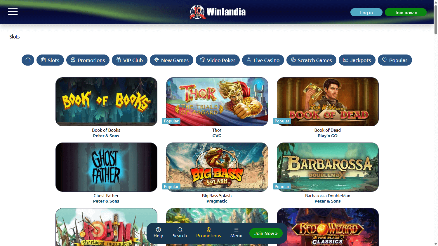 Winlandia_Casino_game_gallery_desktop