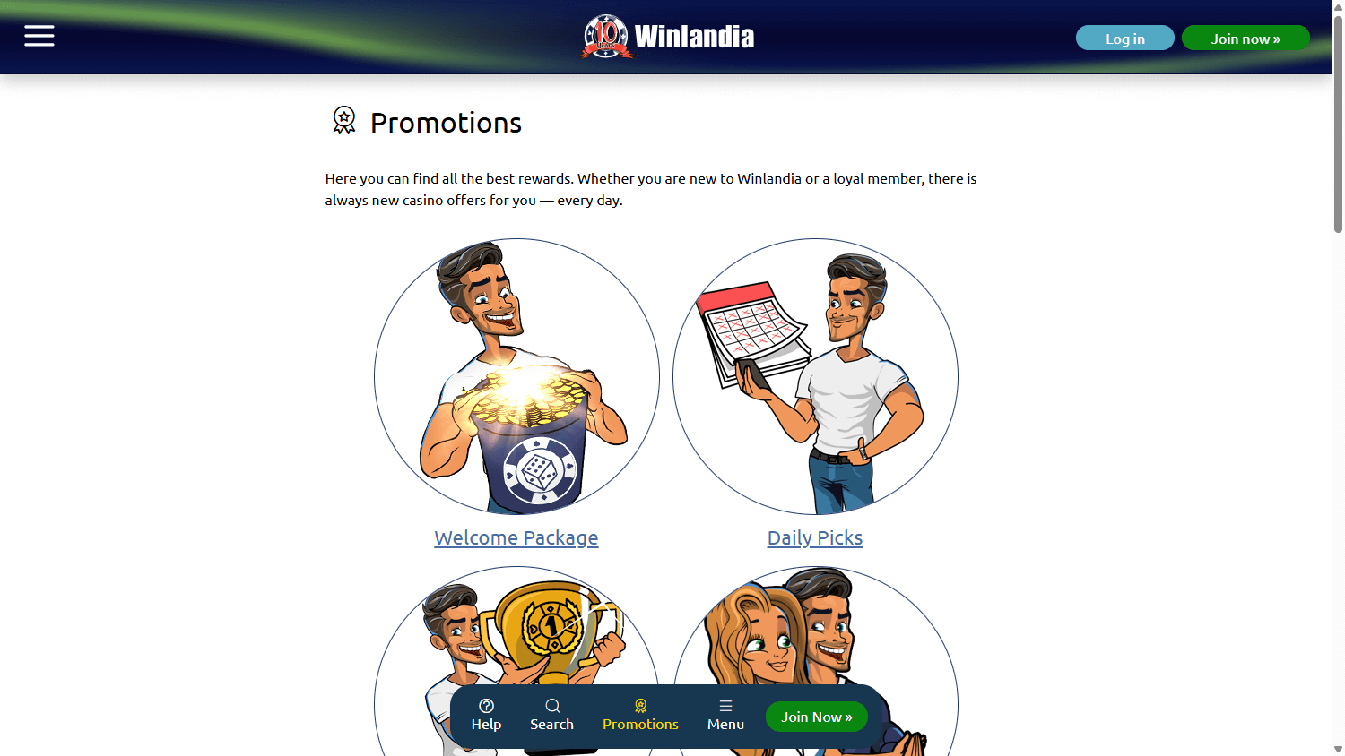 Winlandia_Casino_promotions_desktop