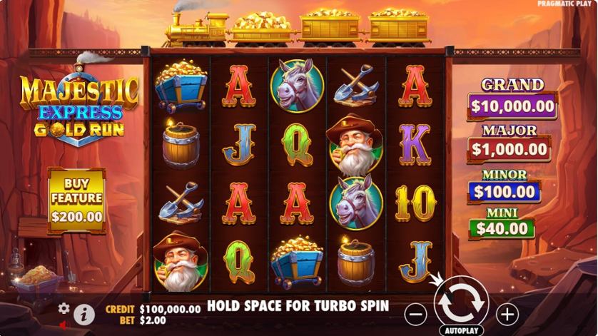 Majestic Express – Gold Run Demo Play Free Slot Game