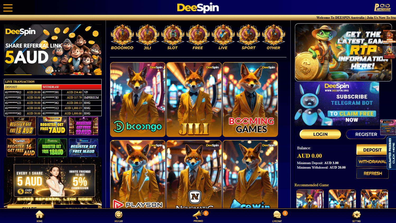 DeeSpin_Casino_game_gallery_desktop