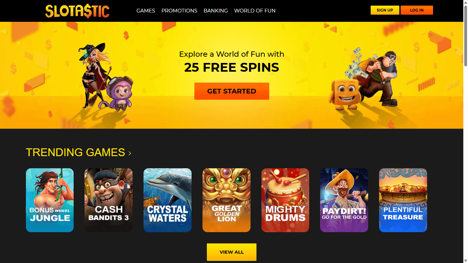 Slotastic_Casino_homepage_desktop
