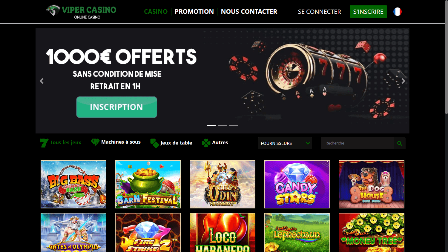 VIPER_Casino_homepage_desktop