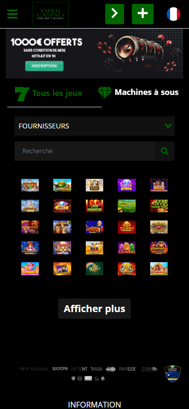 VIPER_Casino_homepage_mobile