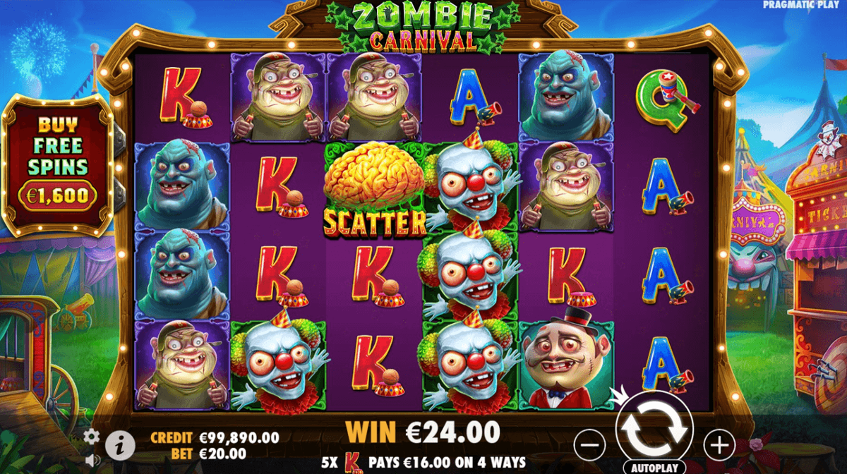Zombie Carnival win
