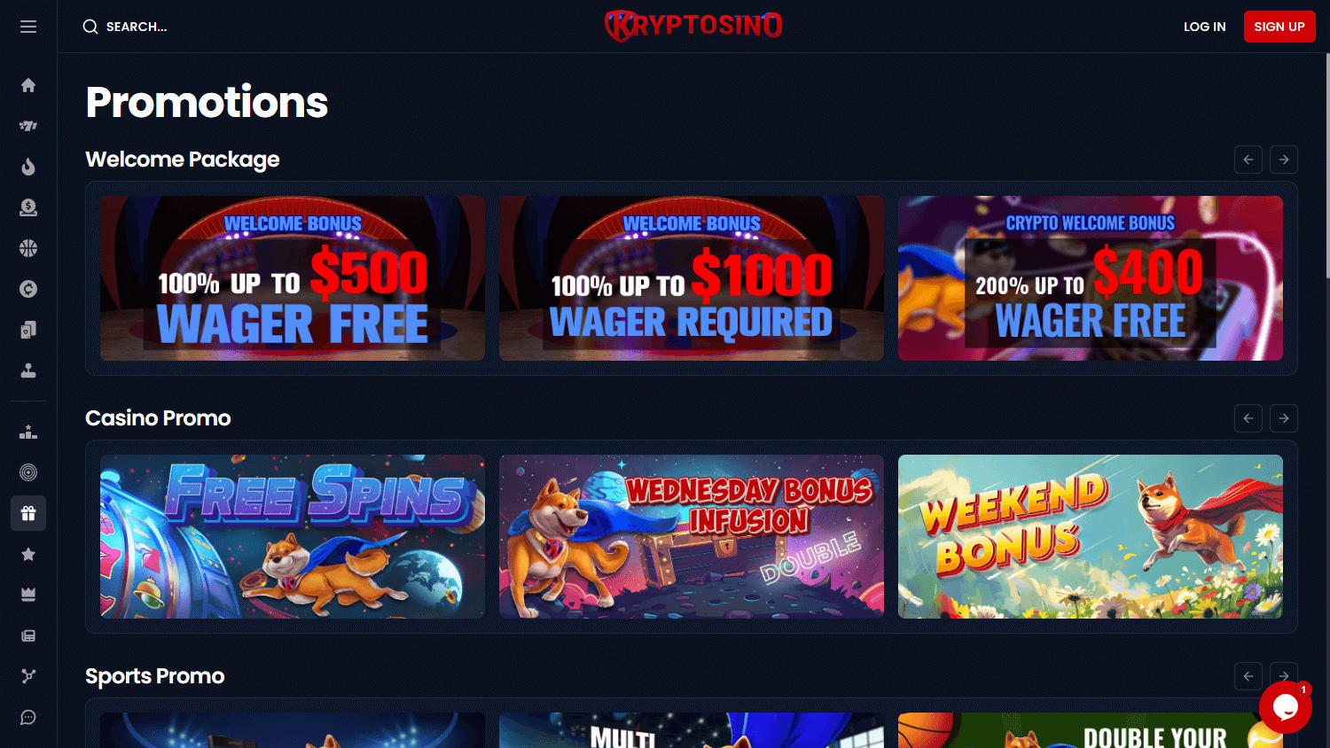 Kryptosino_Casino_promotions_desktop