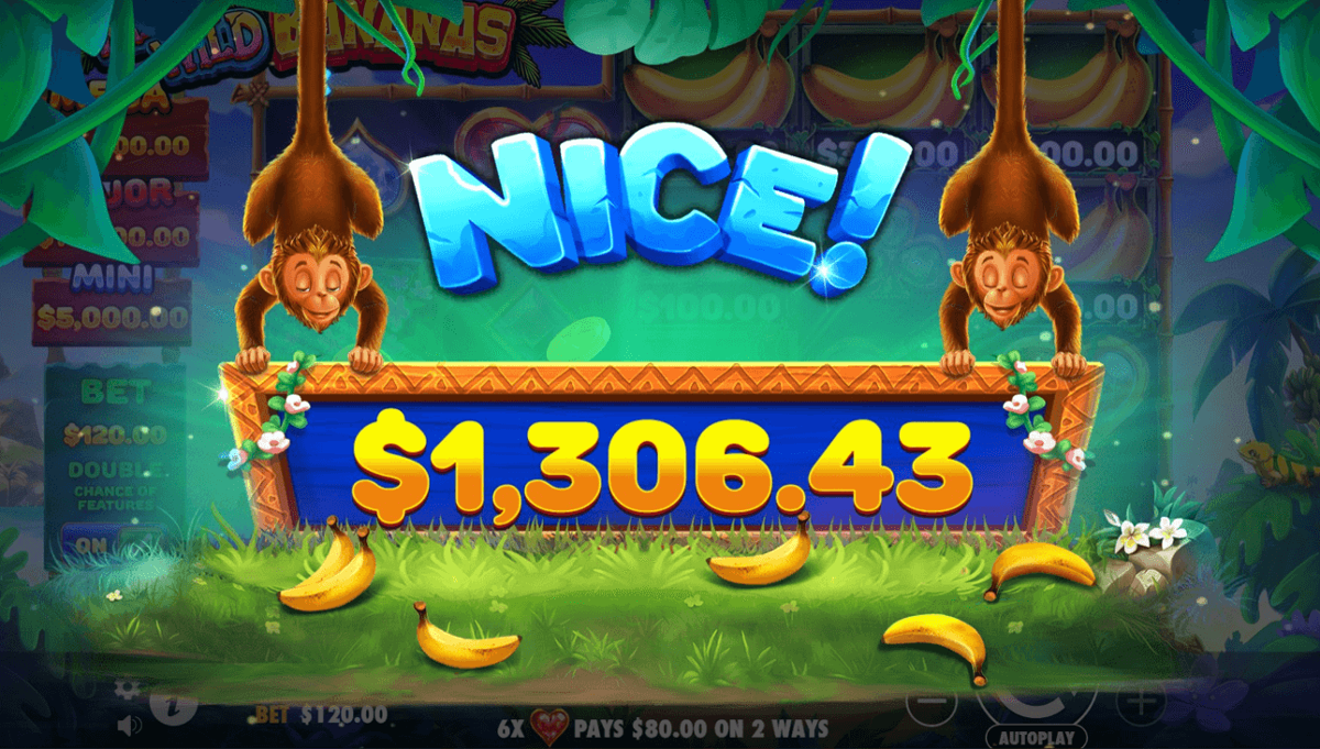 Wild Wild Bananas big win