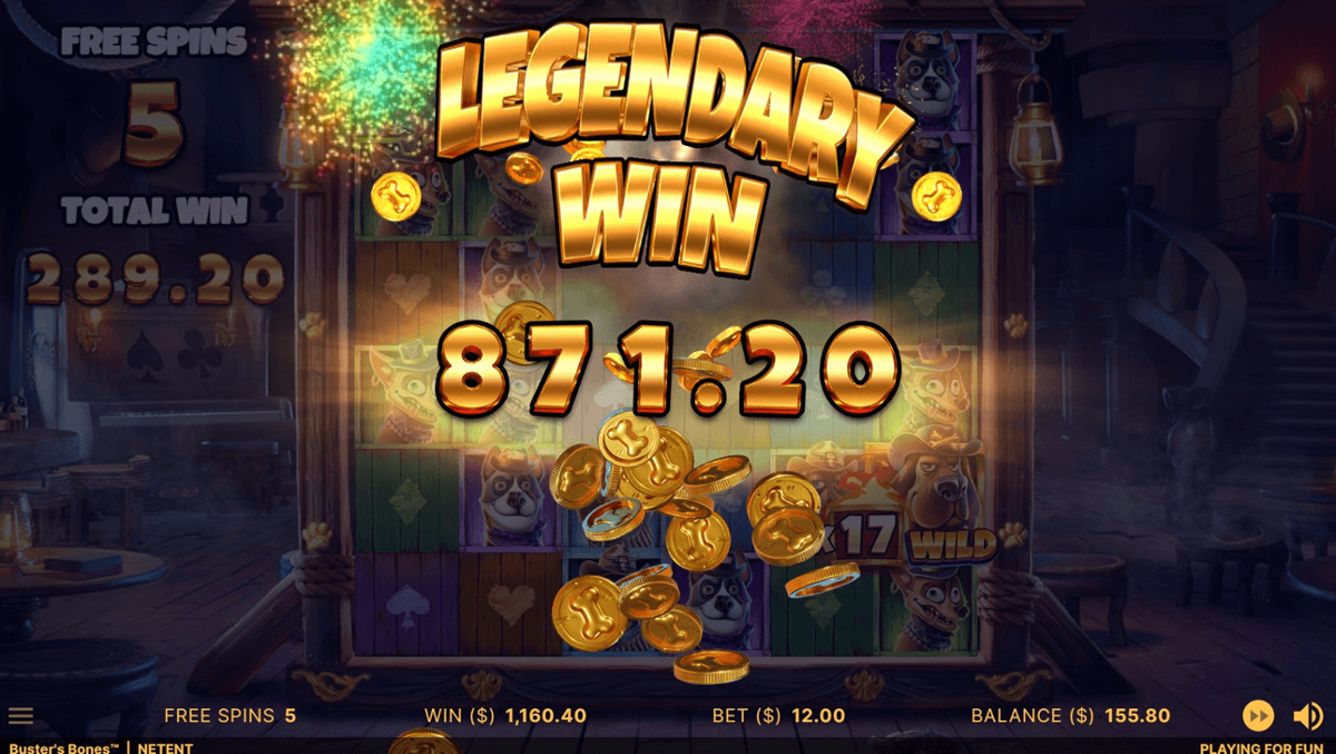 Busters Bones legendary win