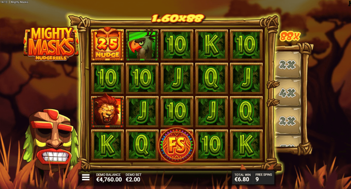 Mighty Masks multiplier wheel