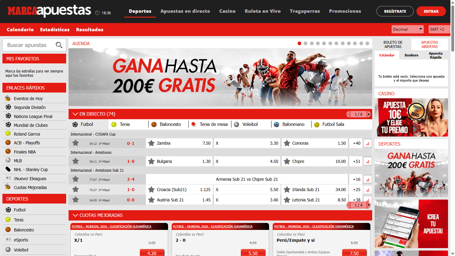 Marca Apuestas casino