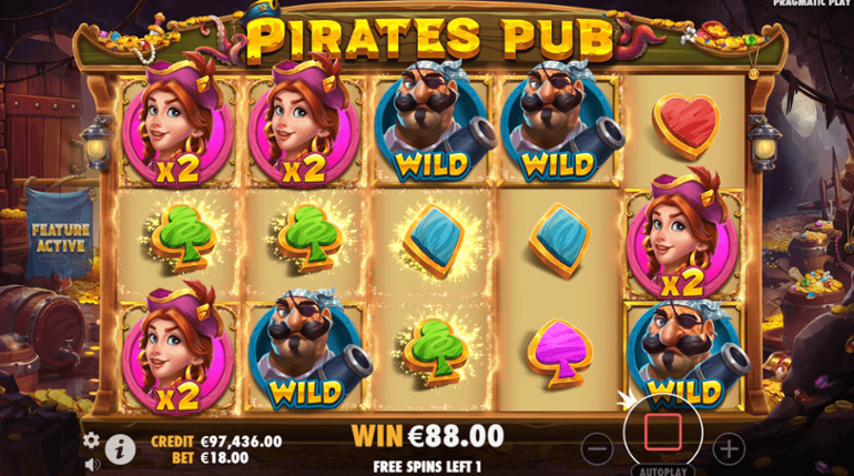 Pirates Pub free spins
