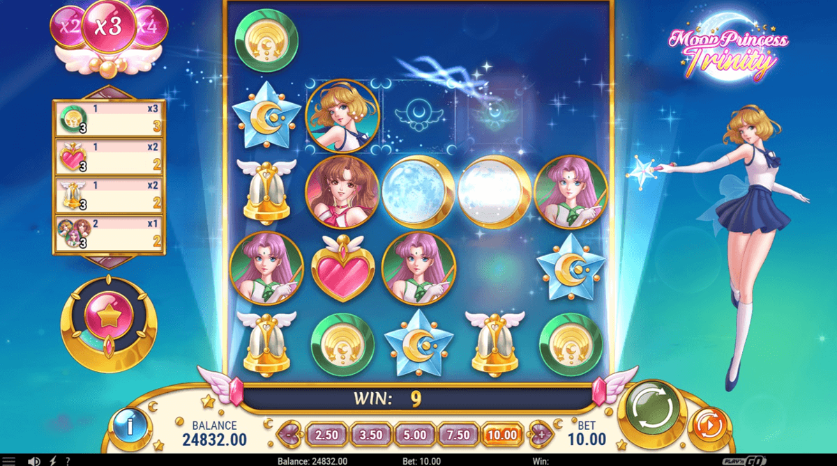 Moon Princess Trinity win
