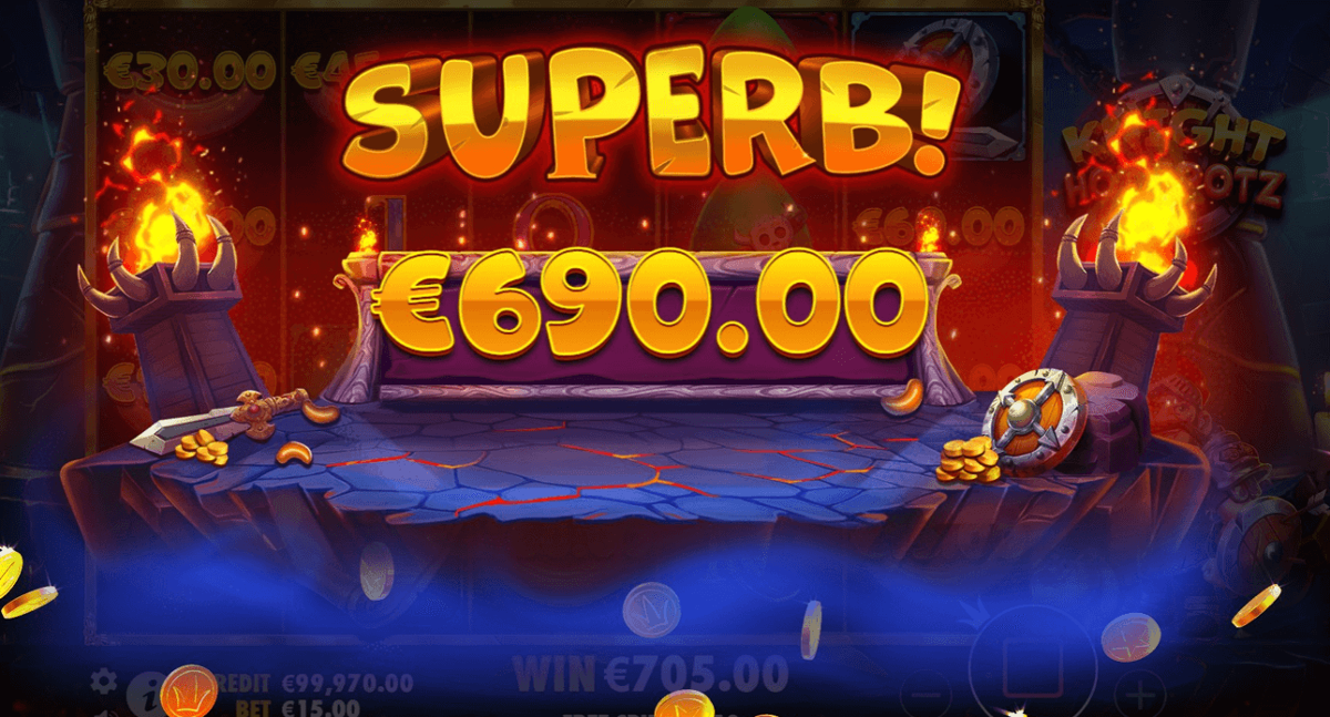 Knight Hot Spotz big win