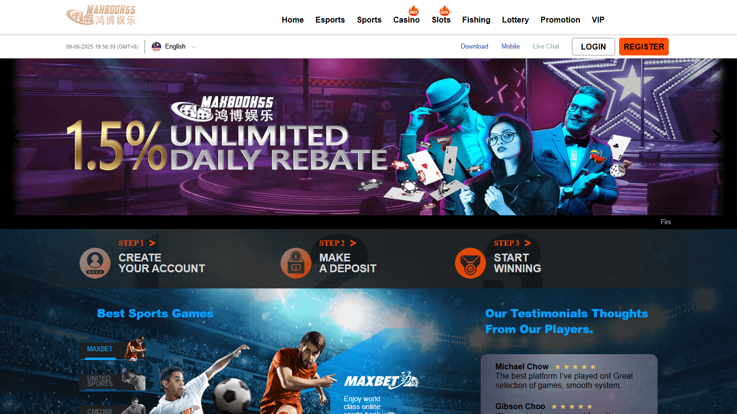 MAXBOOK55_Casino_homepage_desktop