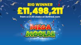 Mega Moolah jackpot payout betfred