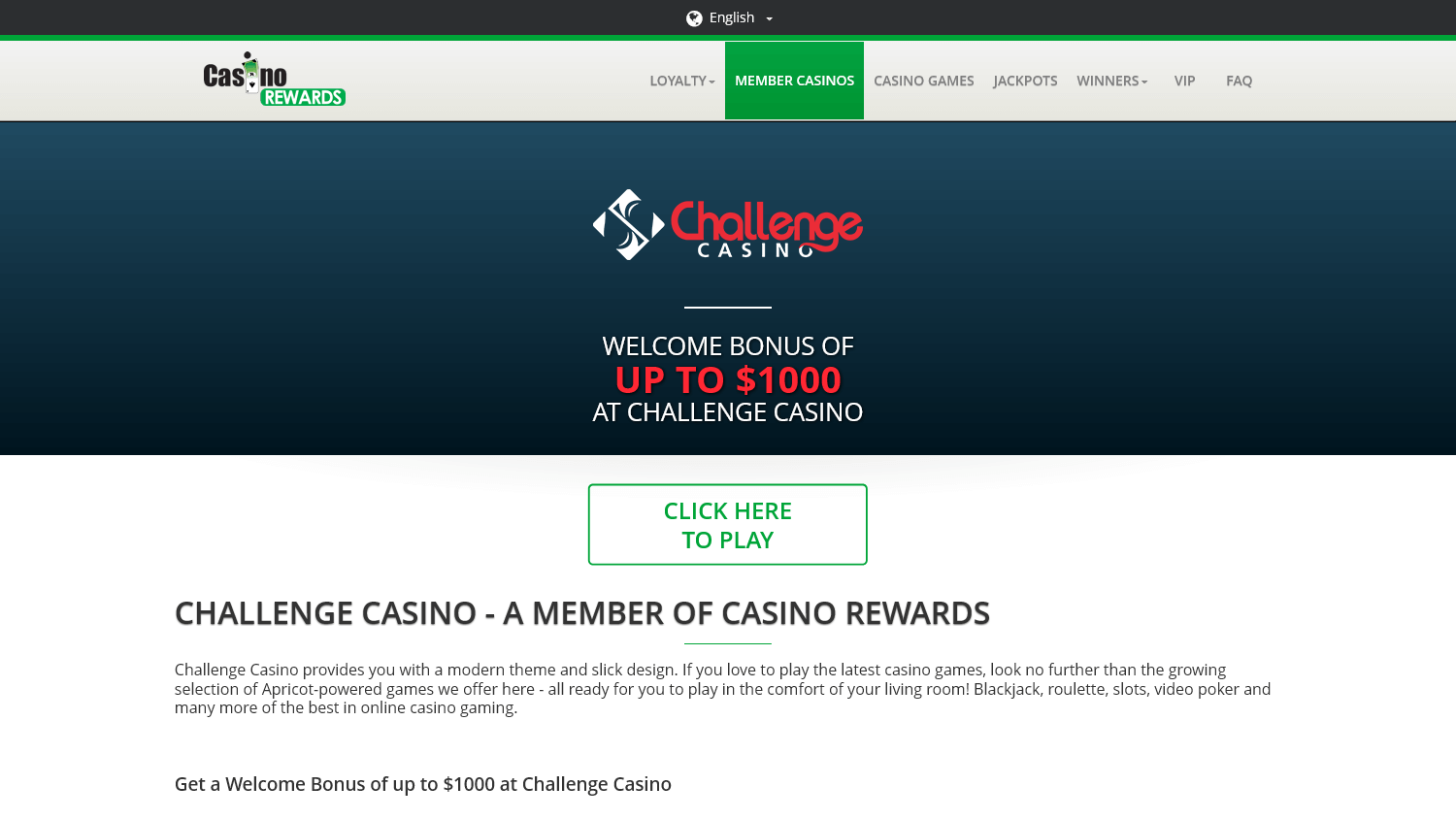 How to Use a Challenge Casino Sign Up Code: Review and Tips