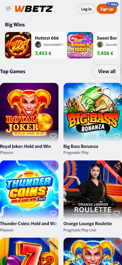 wbetz_casino_homepage_mobile