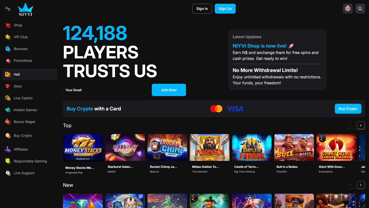 niyvi_casino_homepage_desktop
