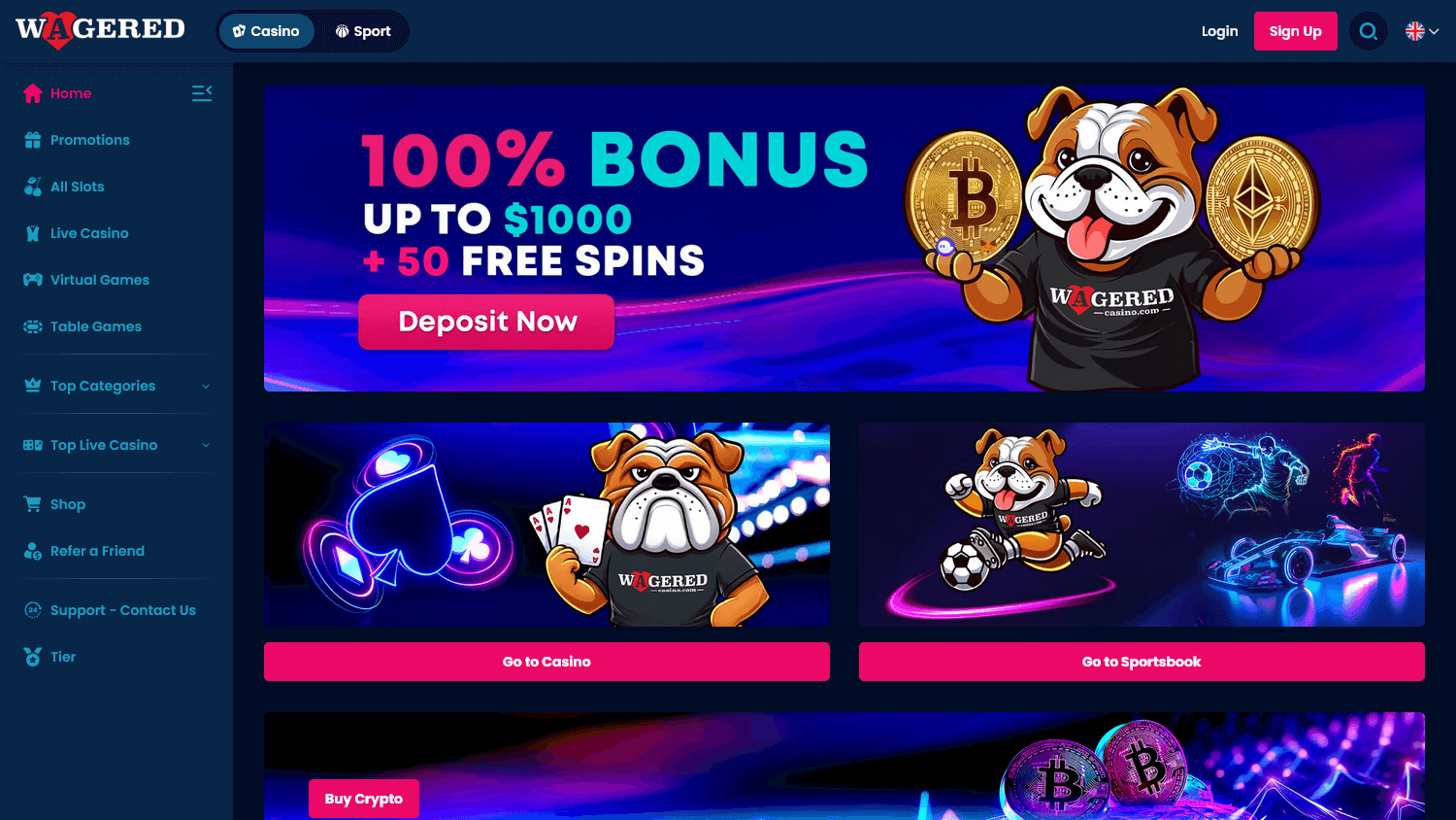wagered_casino_homepage_desktop