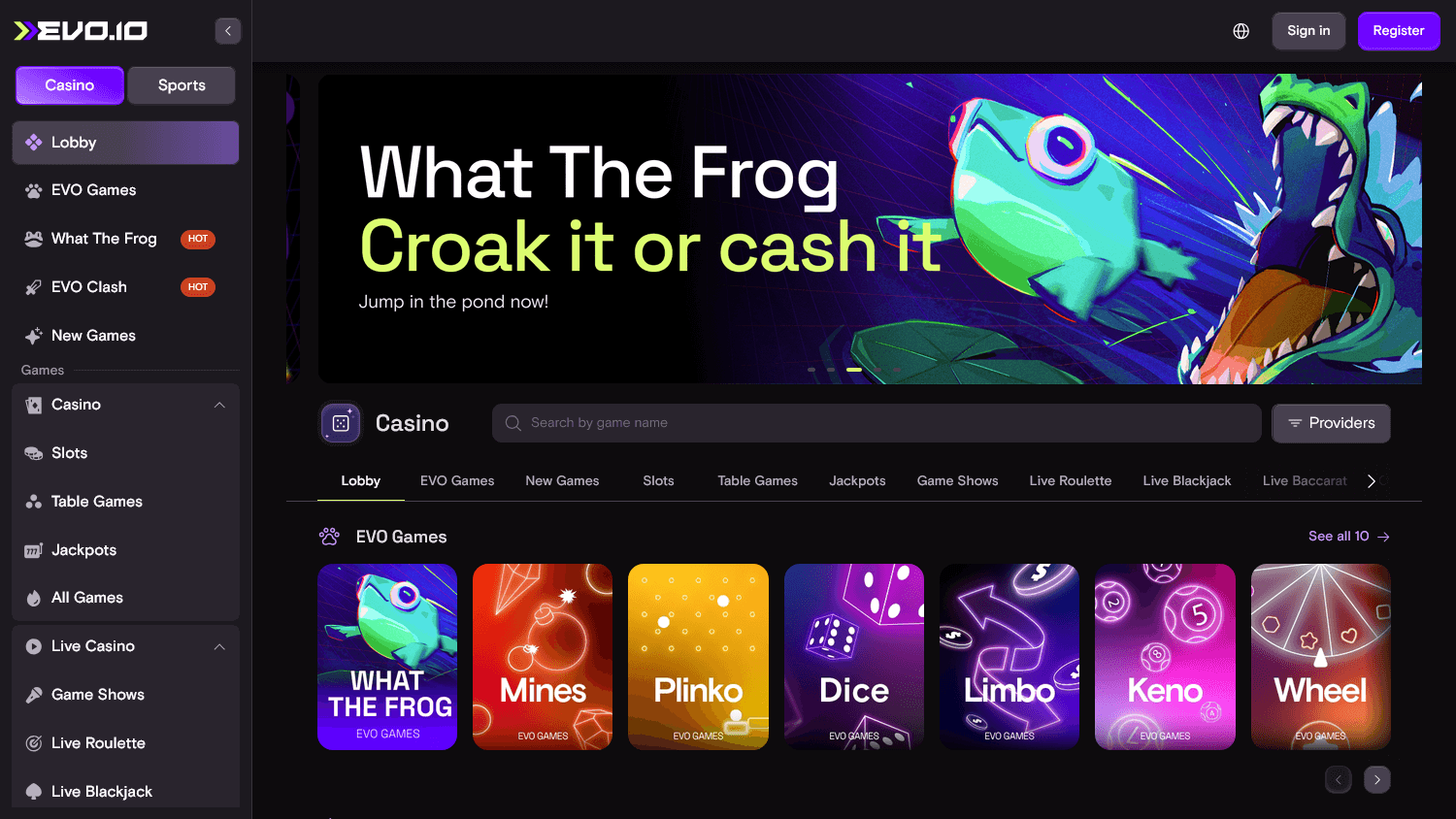 evo_casino_homepage_desktop