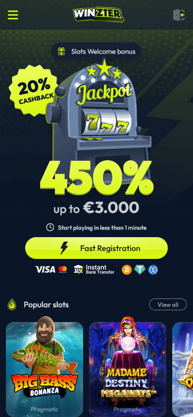 winzter_casino_homepage_mobile