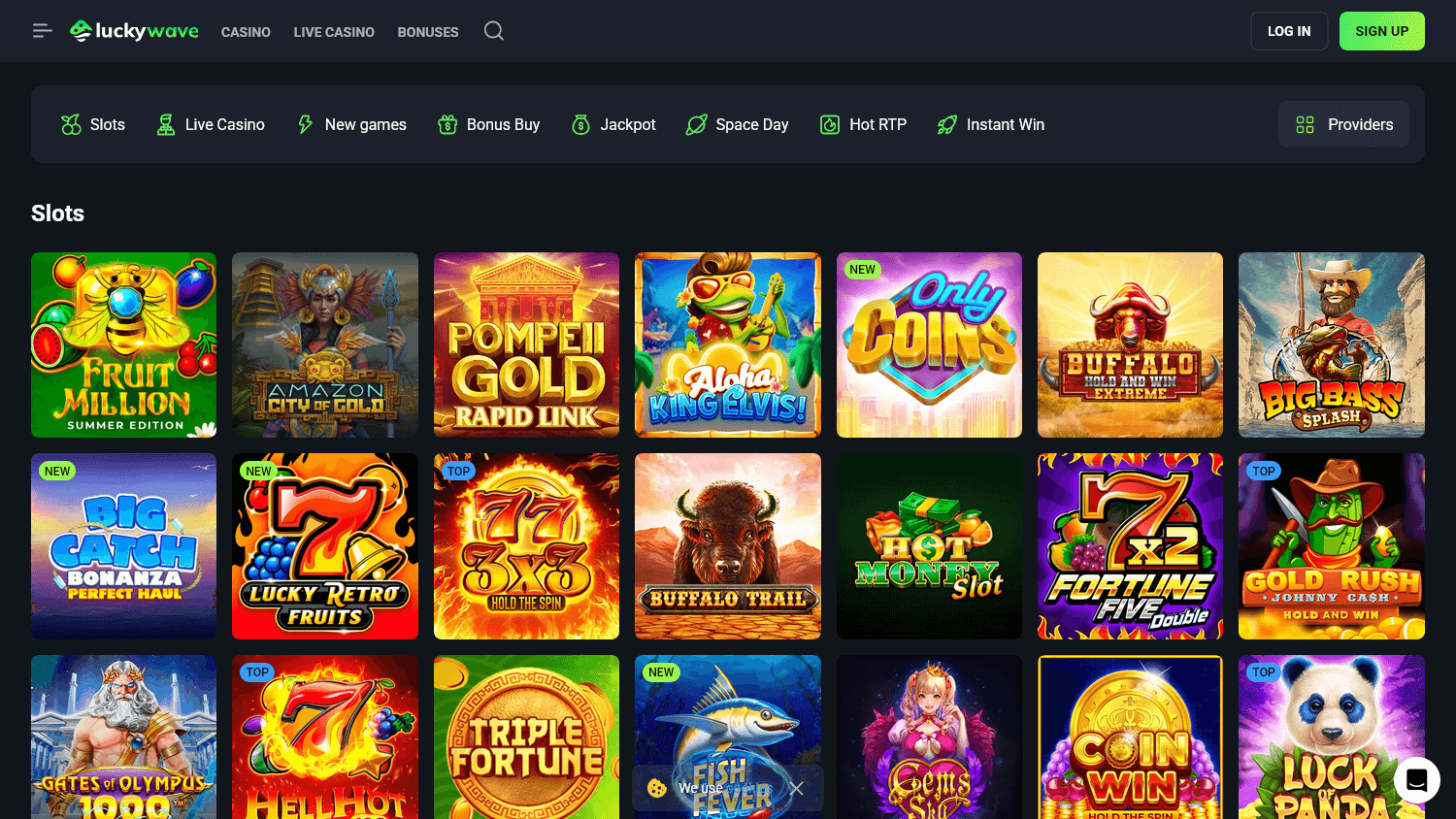 https://luckywavecasino.eu/