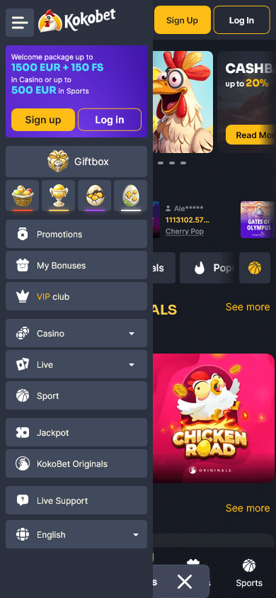 kokobet_casino_homepage_mobile