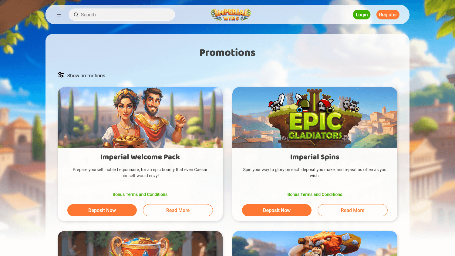 získaj Imperial Wins Casino referral bonus reklama