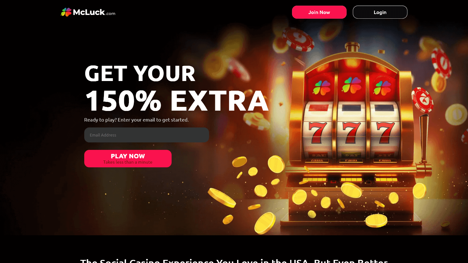 mcluck_casino_homepage_desktop