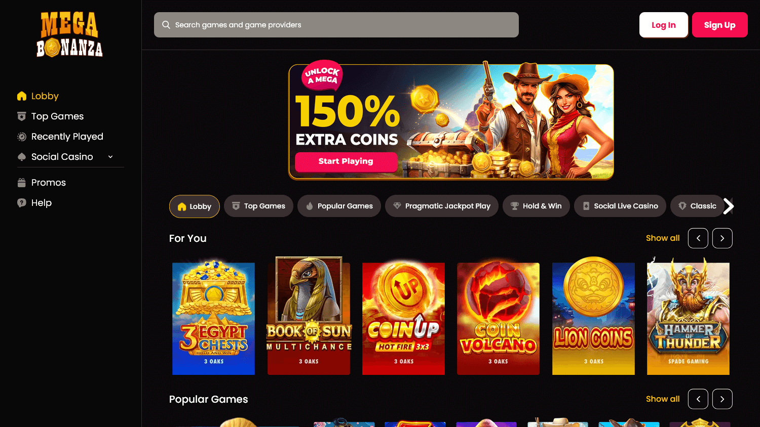 mega_bonanza_casino_homepage_desktop