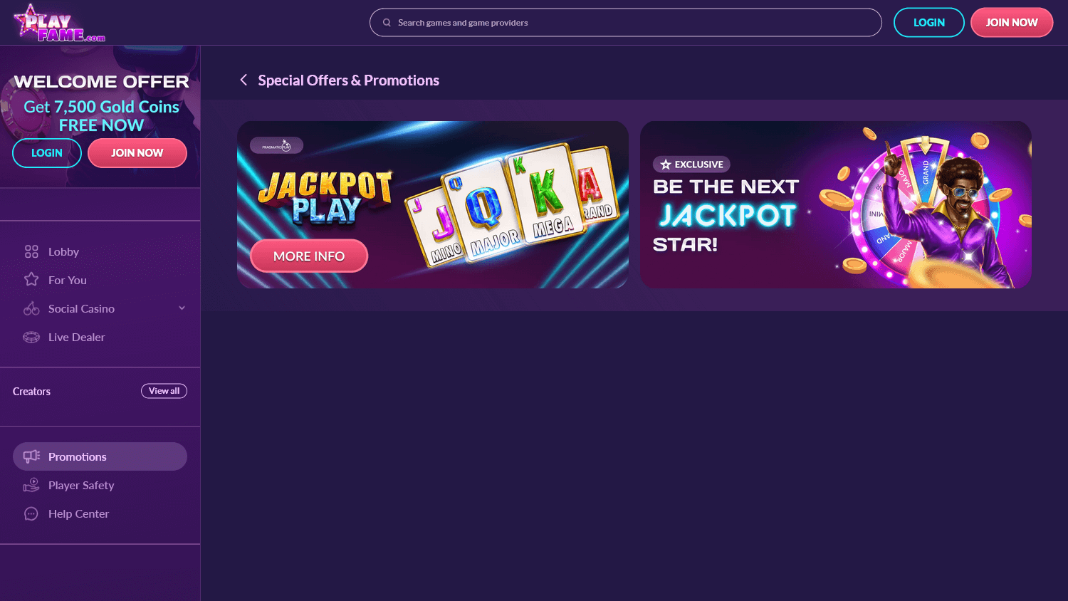 playfame_casino_promotions_desktop