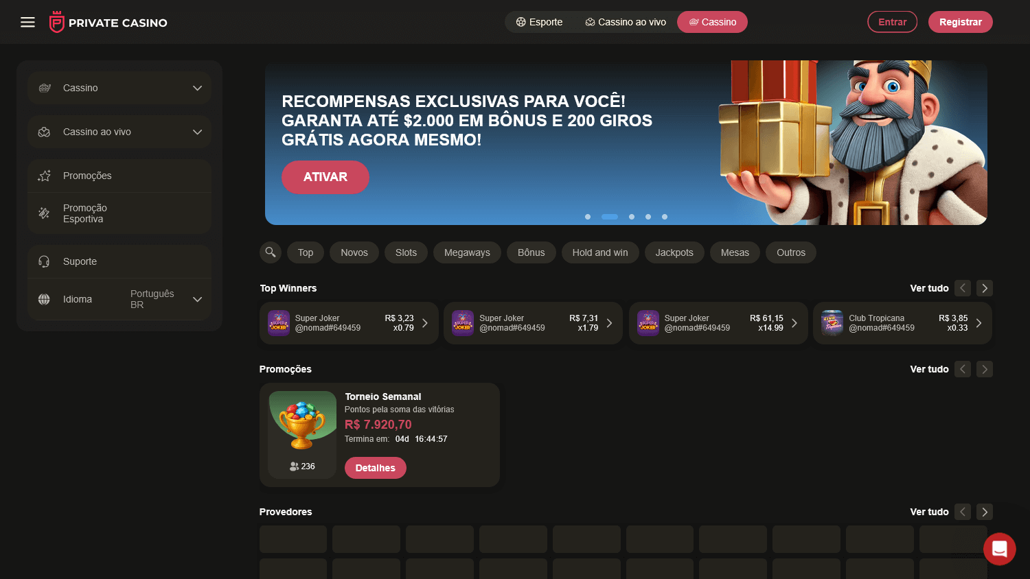 private_casino_homepage_desktop