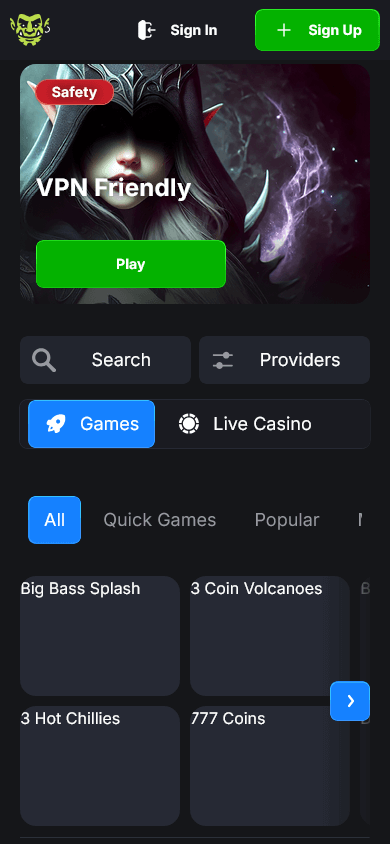 wincraft_casino_homepage_mobile