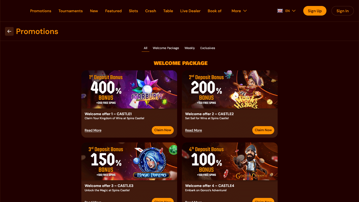spinscastle_casino_promotions_desktop