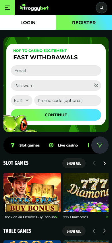 froggybet_casino_homepage_mobile