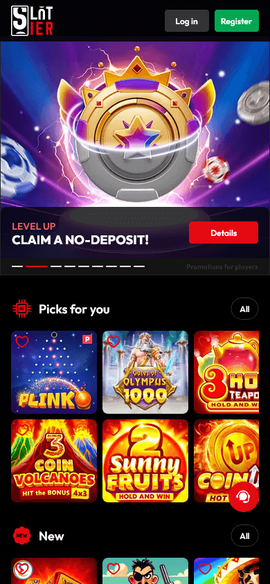 slotier_casino_homepage_mobile