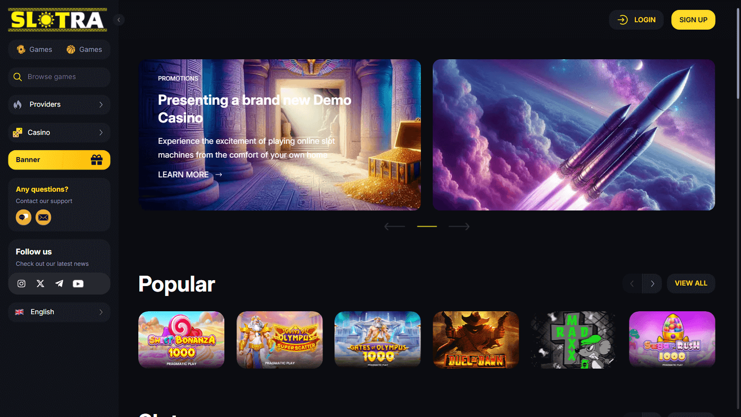 slotra_casino_homepage_desktop