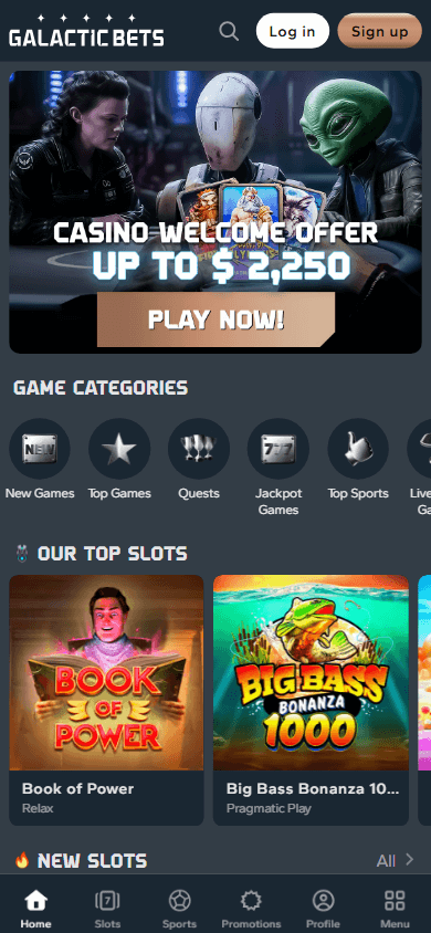 galactic_bets_casino_homepage_mobile