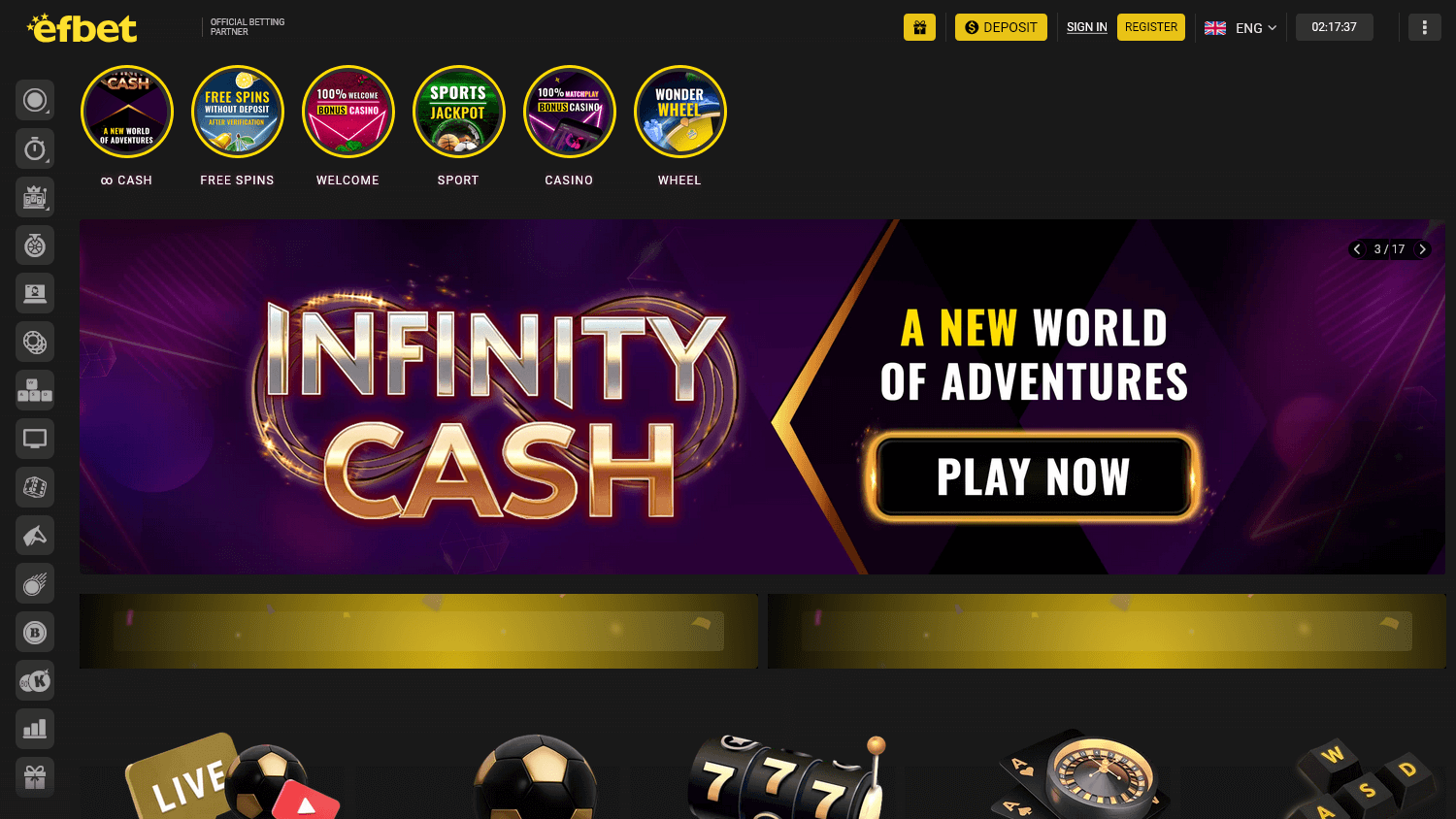 efbet_casino_homepage_desktop