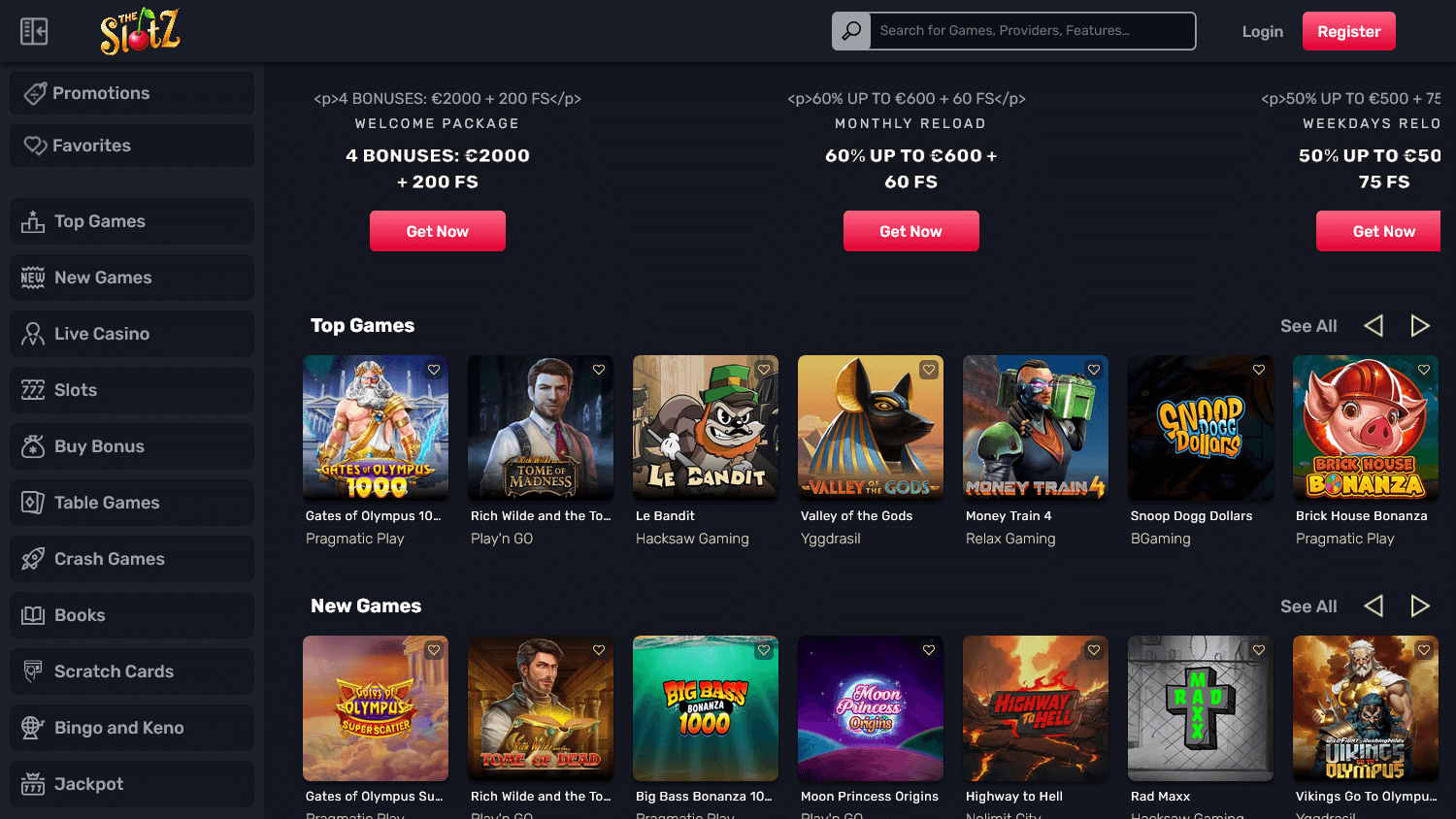 Review: deutsche spieler testen TheSlotz Casino