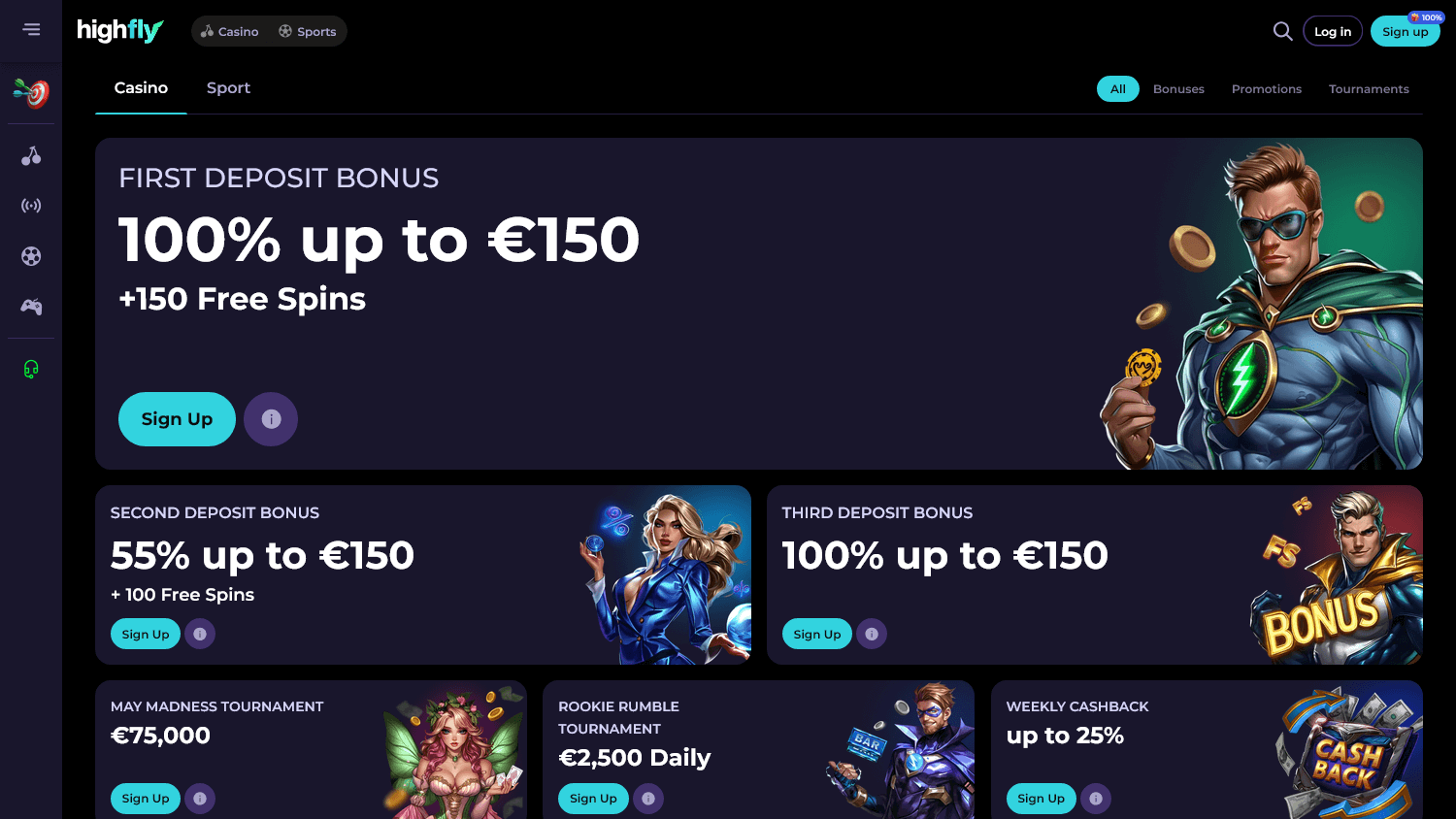HighflyBet Casino Promotions