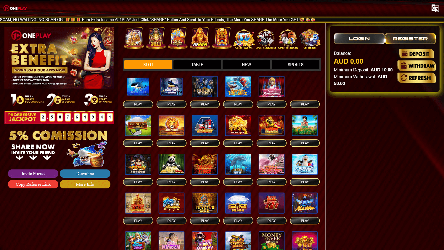 1play_casino_homepage_desktop